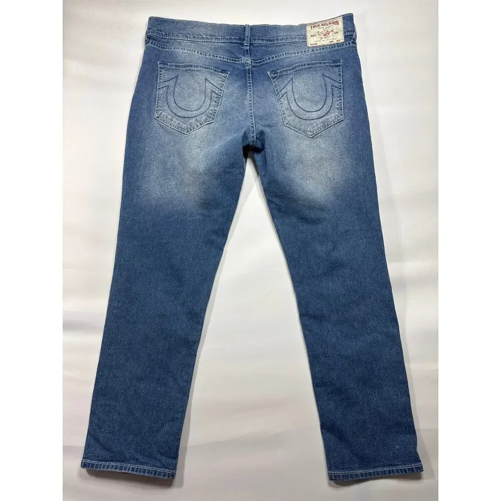 True‎ Religion Men's Geno Relaxed Slim Fit Straight  Jeans - Size 36 (39x29)*